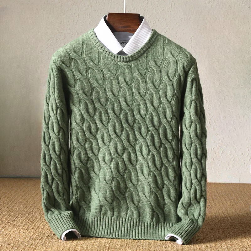 William Cable Knit Sweater Versantz