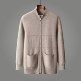 Nova Cashmere Zip Cardigan
