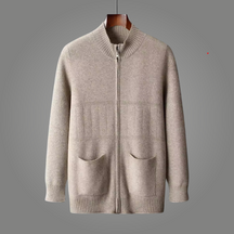 Nova Cashmere Zip Cardigan