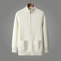 Nova Cashmere Zip Cardigan