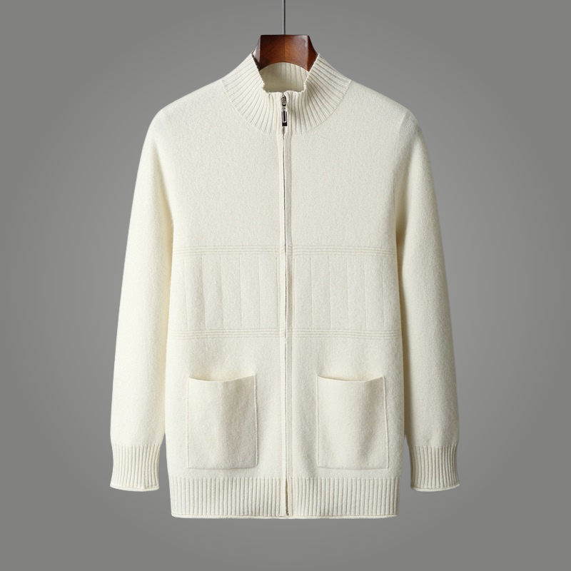Nova Cashmere Zip Cardigan