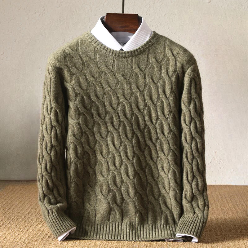 William Cable Knit Sweater Versantz