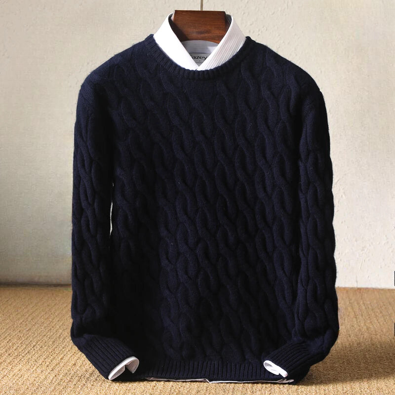 William Cable Knit Sweater Versantz