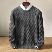 William Cable Knit Sweater Versantz
