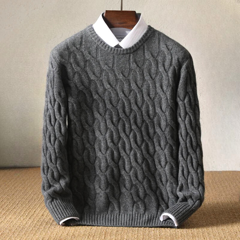 William Cable Knit Sweater Versantz