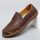Cesare Hand-Stitched Leather Loafers Versantz