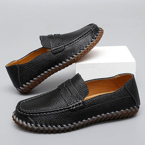 Cesare Hand-Stitched Leather Loafers Versantz