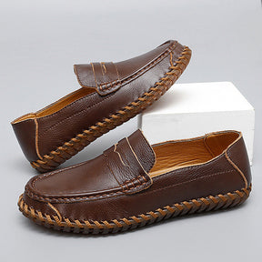 Cesare Hand-Stitched Leather Loafers Versantz