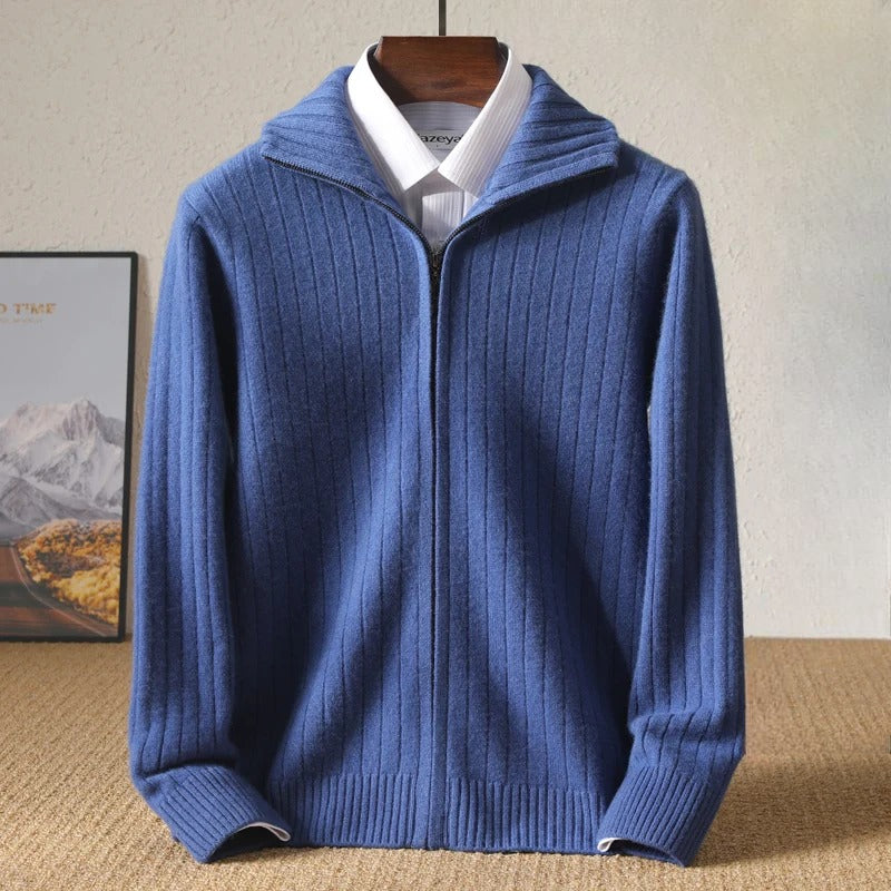 Monaco Cashmere Quarter-Zip Sweater Versantz