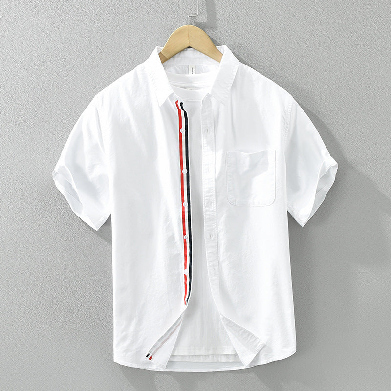 Vincent Striped Linen Shirt Versantz