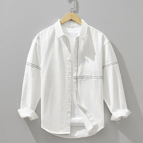 Riva Minimalist Linen Shirt Versantz
