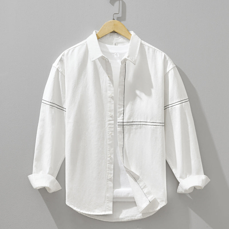 Riva Minimalist Linen Shirt Versantz