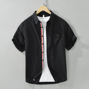 Vincent Striped Linen Shirt Versantz