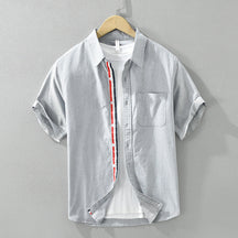 Vincent Striped Linen Shirt Versantz