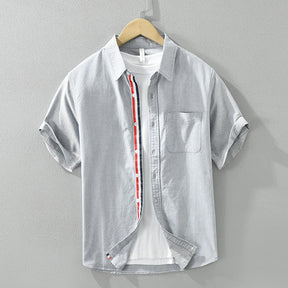 Vincent Striped Linen Shirt Versantz