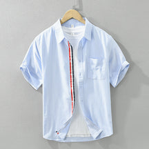 Vincent Striped Linen Shirt Versantz