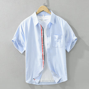 Vincent Striped Linen Shirt Versantz