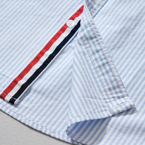 Milo Striped Linen Shirt Versantz