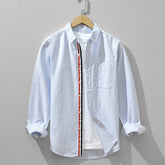 Milo Striped Linen Shirt Versantz