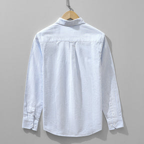 Milo Striped Linen Shirt Versantz