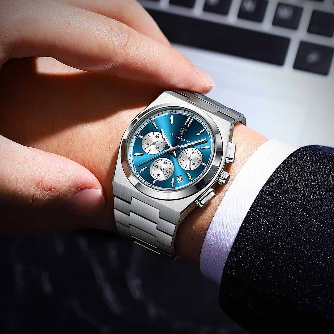 Ravion Chronograph Steel Watch Versantz