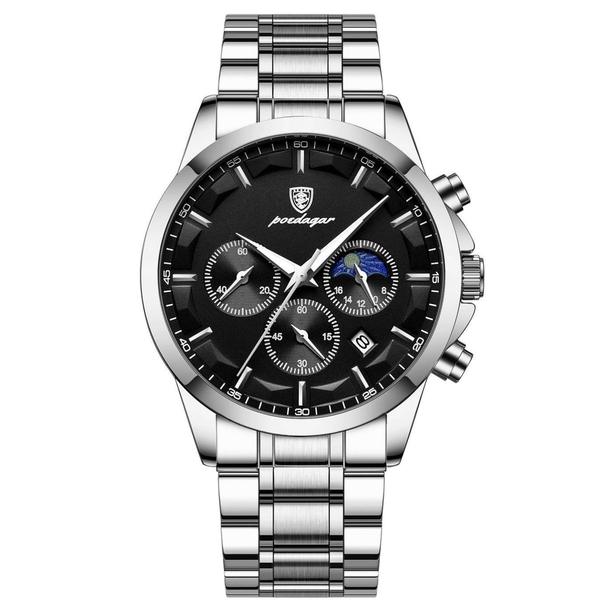Bravion Chrono Steel Watch Versantz