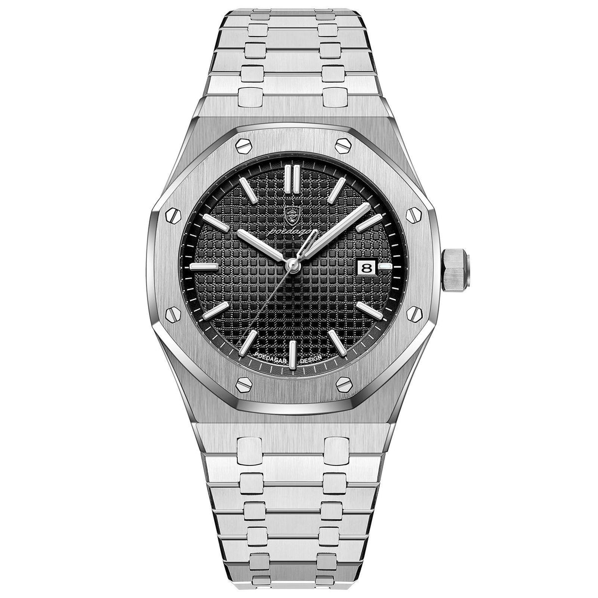 Octavia Steel Calendar Watch Versantz