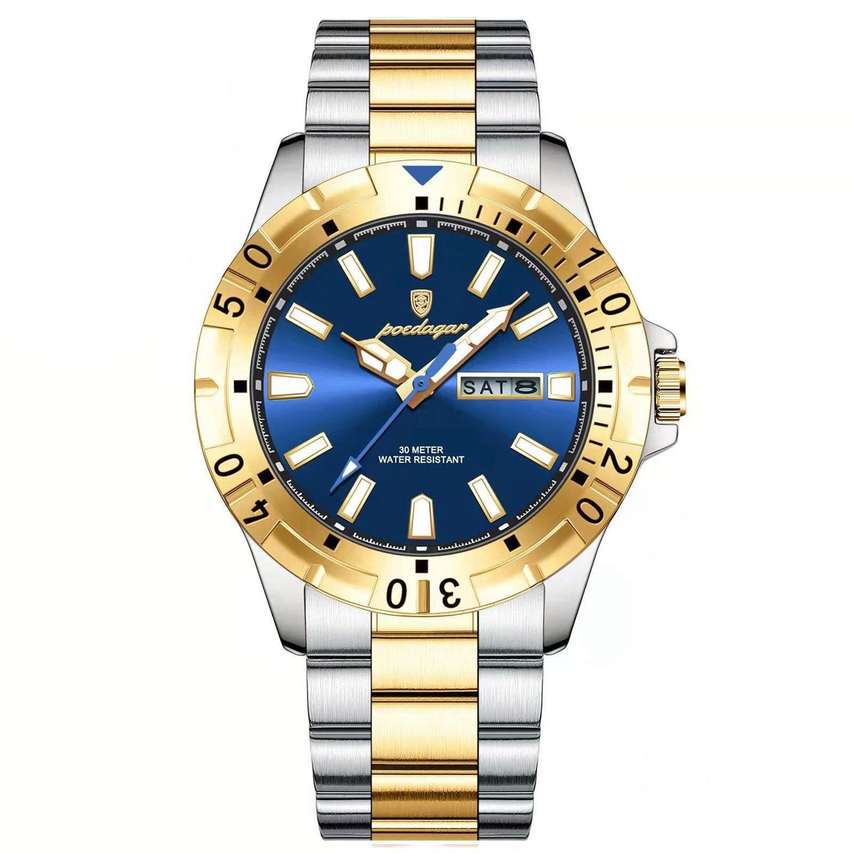 Aureon Day-Date Steel Watch Versantz