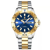 Aureon Day-Date Steel Watch Versantz