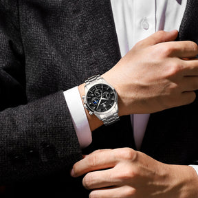 Bravion Chrono Steel Watch Versantz