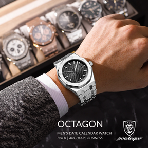 Octavia Steel Calendar Watch Versantz
