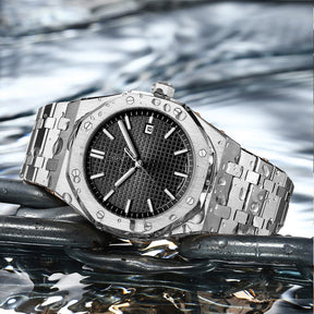 Octavia Steel Calendar Watch Versantz