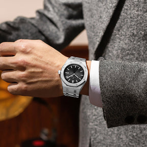 Octavia Steel Calendar Watch Versantz
