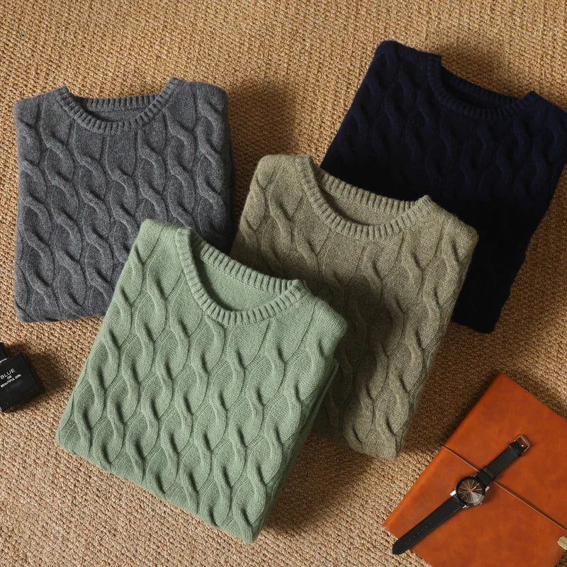 William Cable Knit Sweater Versantz