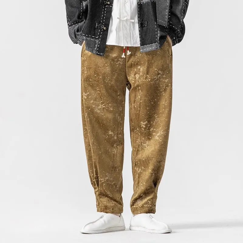 Aspen Mineral-Washed Relaxed Trousers