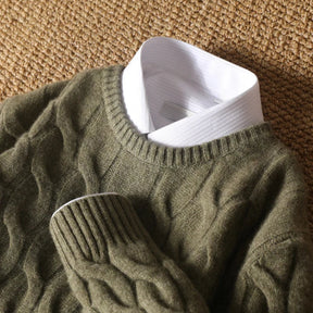 William Cable Knit Sweater Versantz