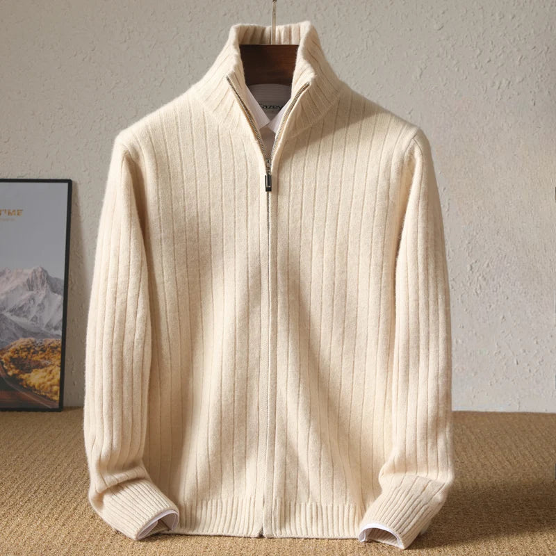 Monaco Cashmere Quarter-Zip Sweater Versantz