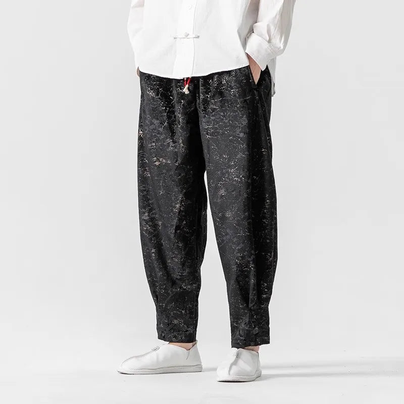 Aspen Mineral-Washed Relaxed Trousers