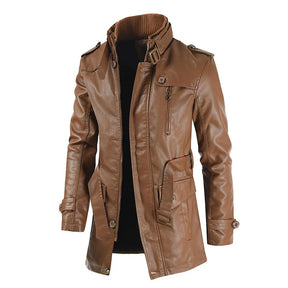 Dexter Belted Leather Jacket