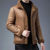 Montara Fleece-Lined Leather Jacket Versantz