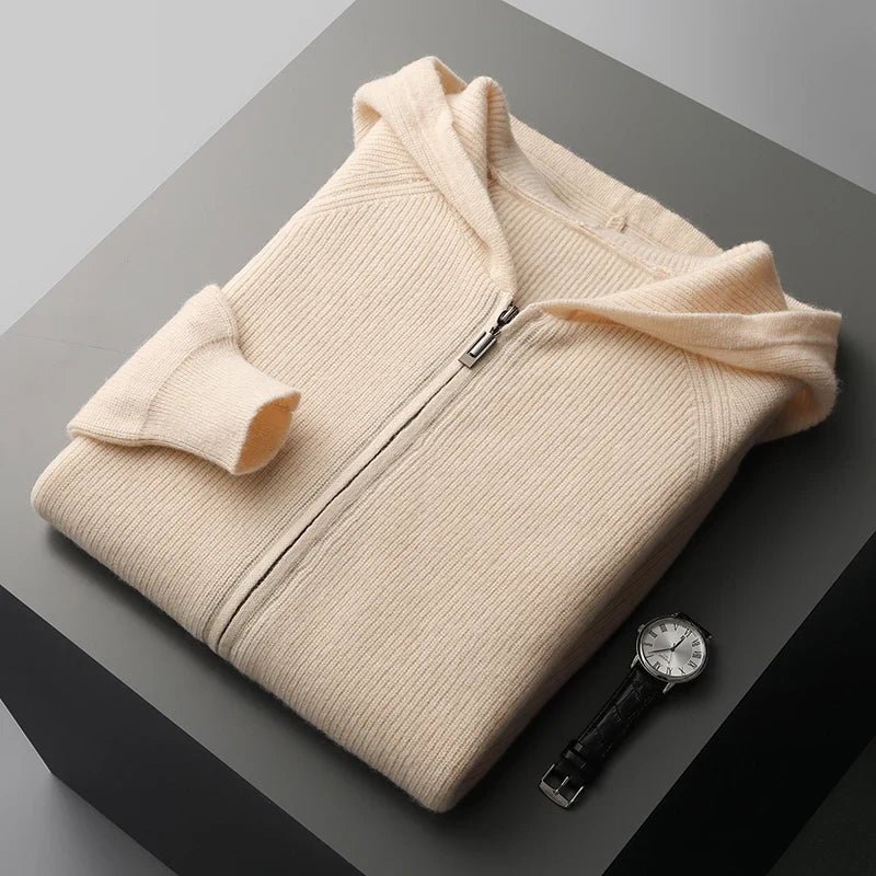 Nova Cashmere Zip Hoodie Versantz