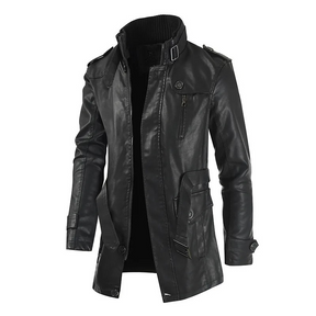 Dexter Belted Leather Jacket