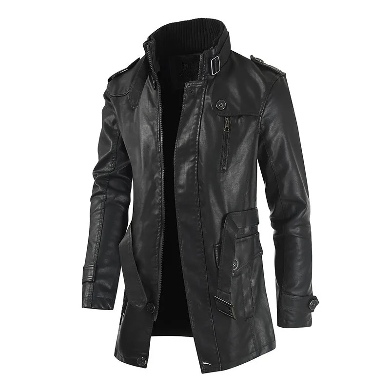 Dexter Belted Leather Jacket